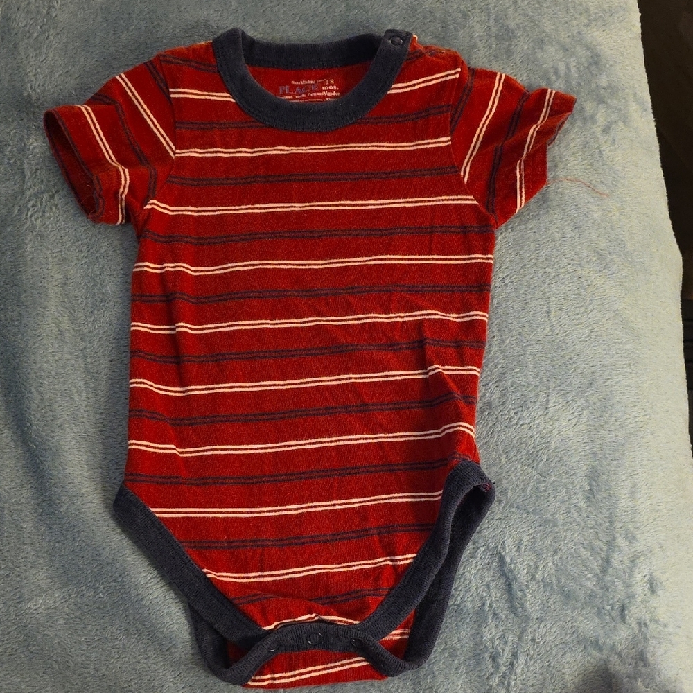 Red Striped Kids One Piece by GAP